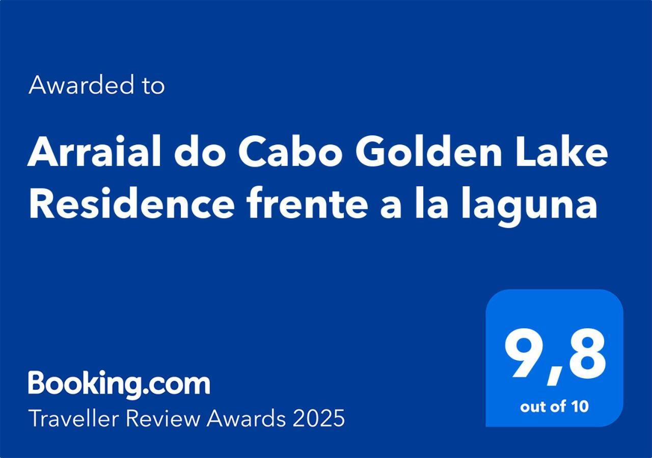 Arraial do Cabo Golden Lake Residence frente a la laguna Exterior foto
